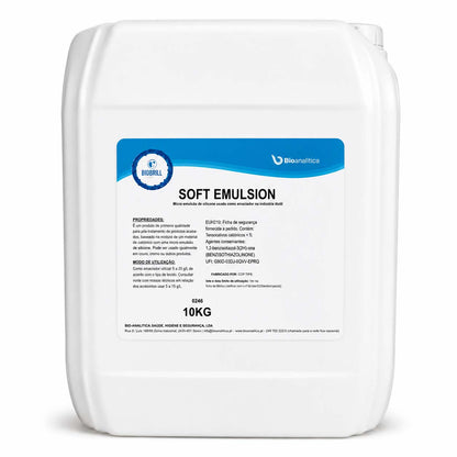 BioBrill Soft Emulsion – Amaciador Têxtil de Silicone para Pós-Tratamento de Tecidos 10kg