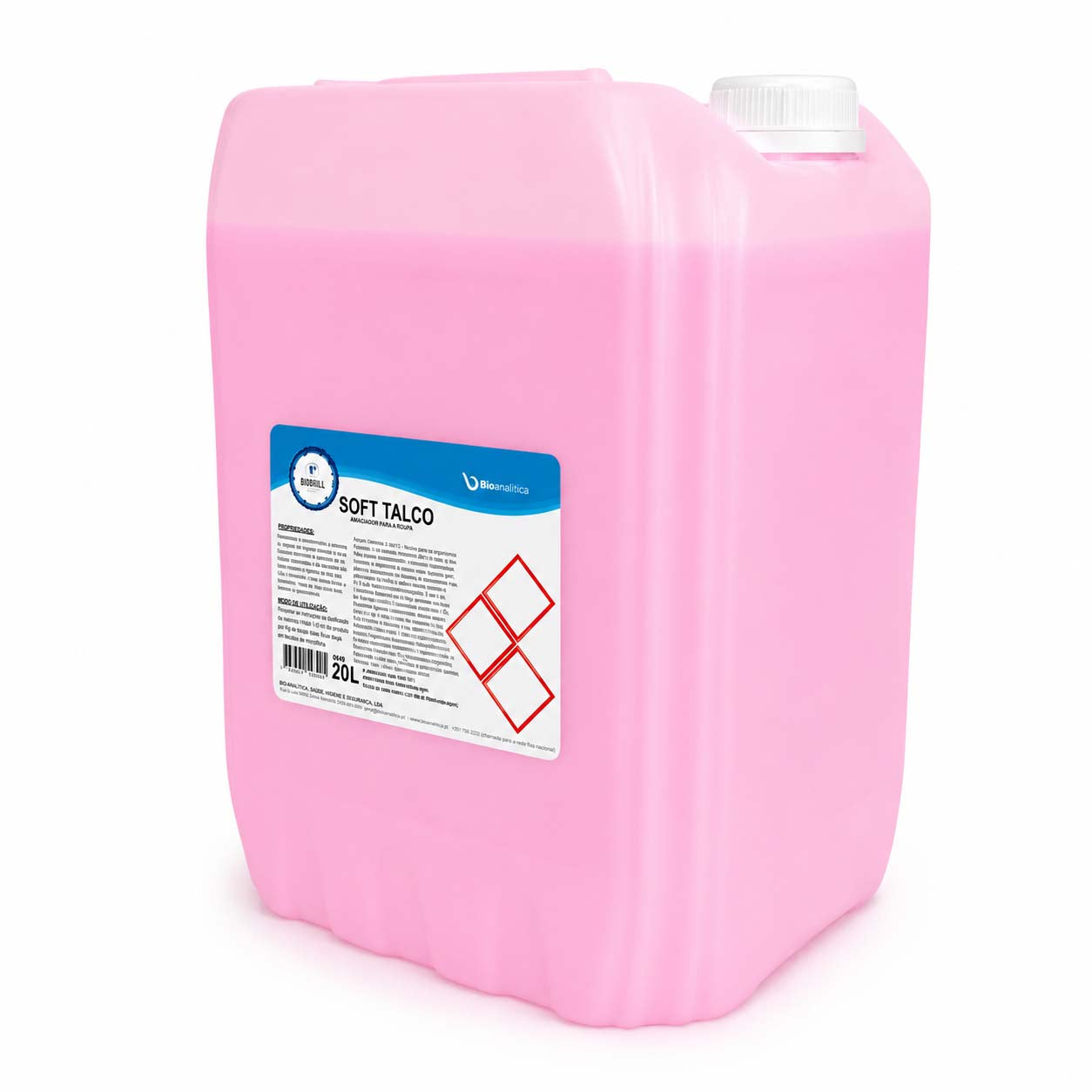 BioBrill Soft Talco – Amaciador de Roupa Concentrado para Sistemas de Doseamento Automático