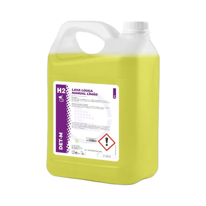 Egiquímica H2 Det-M – Detergente lava louça manual limão para uso profissional