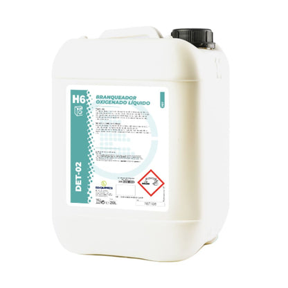 Egiquímica H6 DET-O2 – Branqueador Oxigenado Líquido para Lavandarias Profissionais