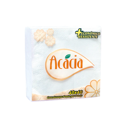 Guardanapo Acácia 40x40 PP em Caixa de 24 Maços para Refeições com Elegância