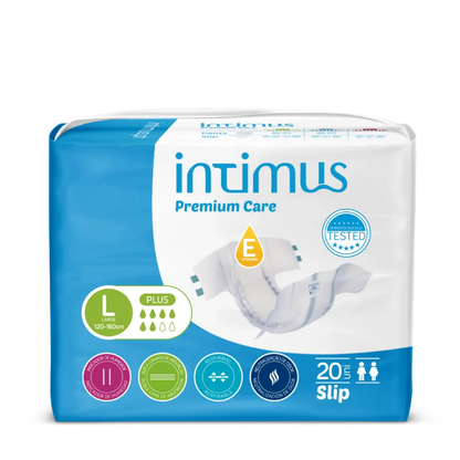 Intimus Fraldas Premium Care em Embalagens de 20 unidades