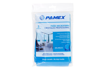 Pano Microfibra Cristales Profissional 38x40cm – Limpeza de Vidros sem Marcas
