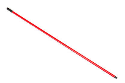 Cabo 140cm Profissional Vermelho – Cabo Metálico Revestido com Rosca Italiana