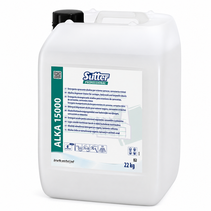 Sutter Alka 15000 detergente desengordurante alcalino para exterior de vagões carroçarias e lonas com efeito auto brilhante