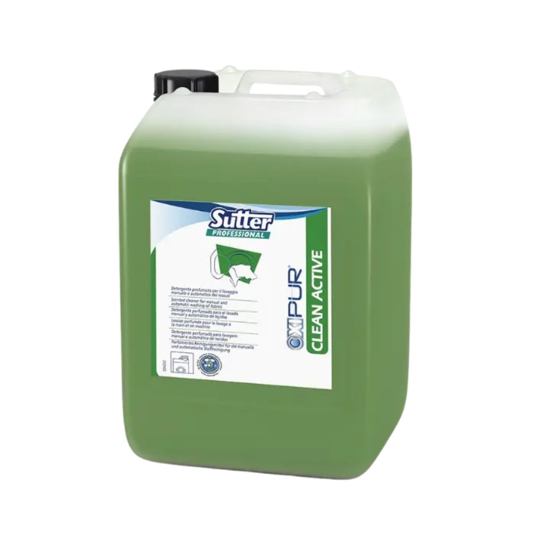 Sutter Clean Active - Detergente perfumado para lavagem manual e automática de tecidos com ação anti transferência de cor