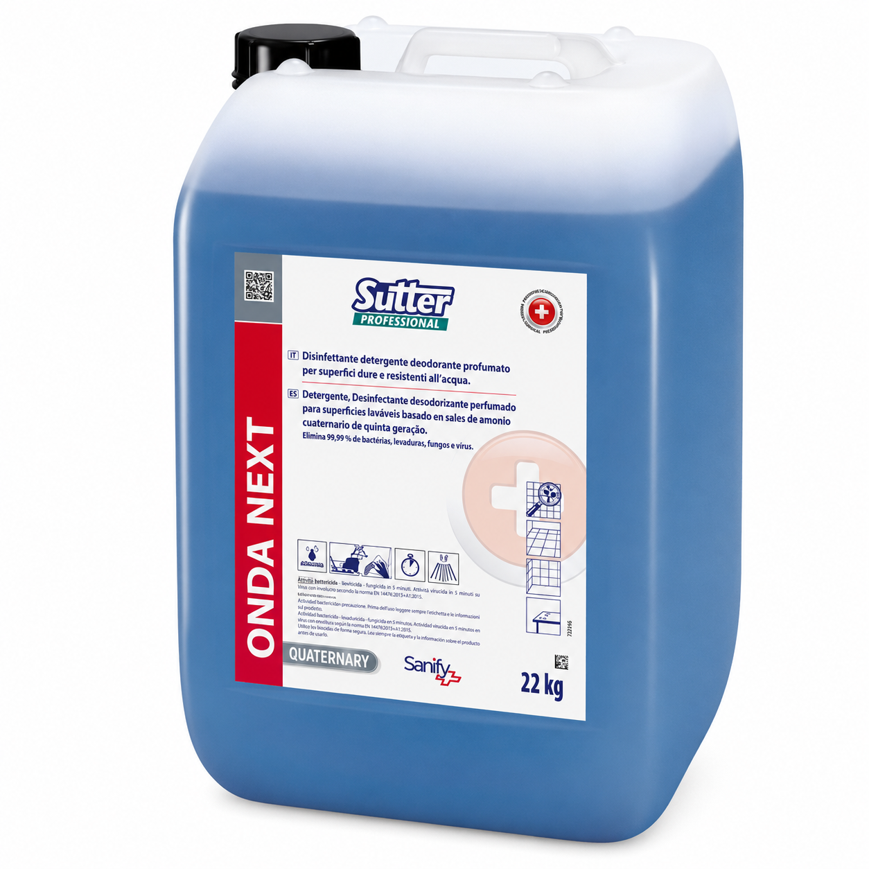 Sutter Onda Next - Detergente Desinfetante Perfumado para Superfícies Laváveis