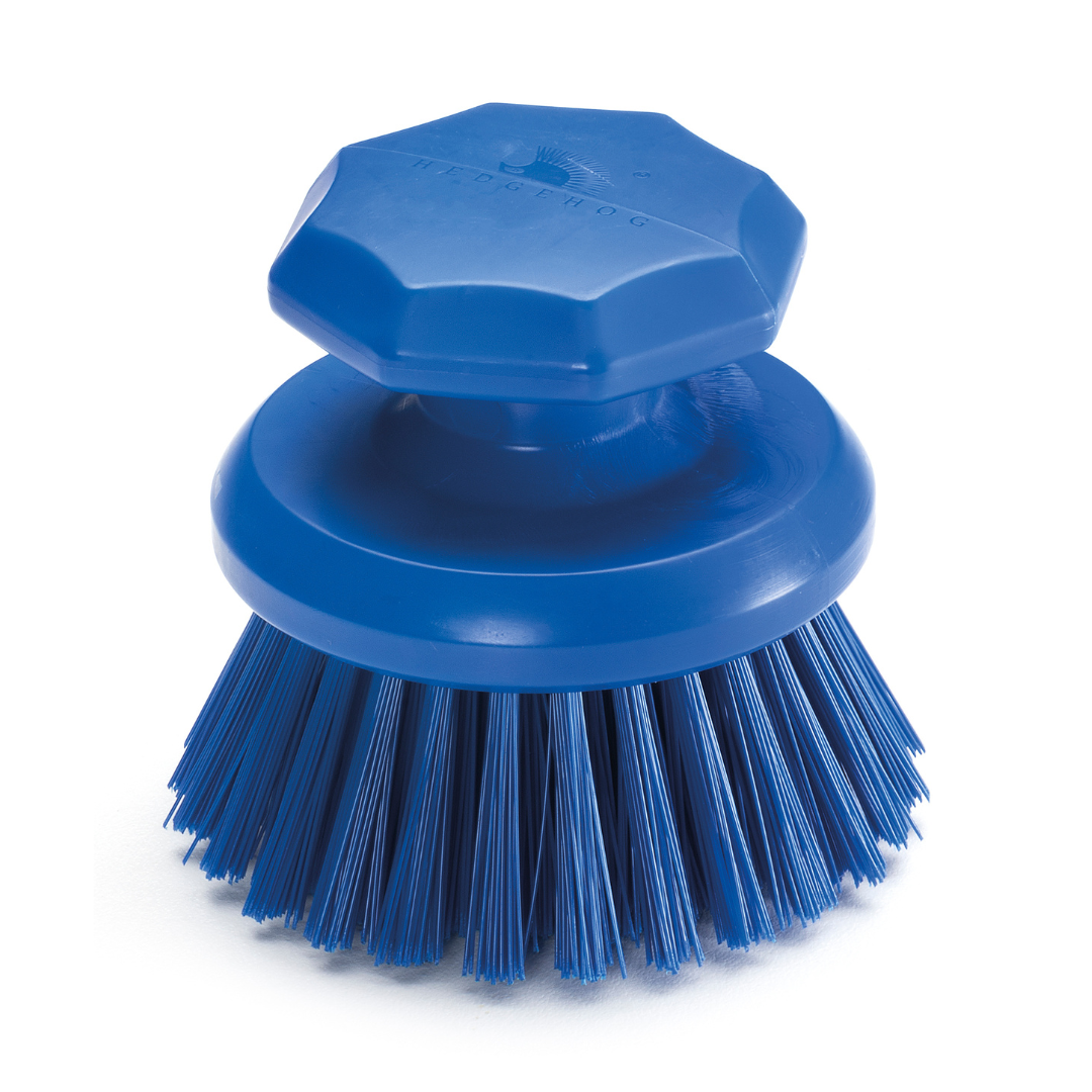 Hedgehog Round Scrub Brush – Escova Manual Profissional Redonda para Limpeza de Recipientes e Superfícies