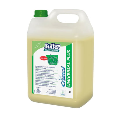 Sutter Universal Plus - Detergente alcalino concentrado para máquinas de lavar loiça profissionais