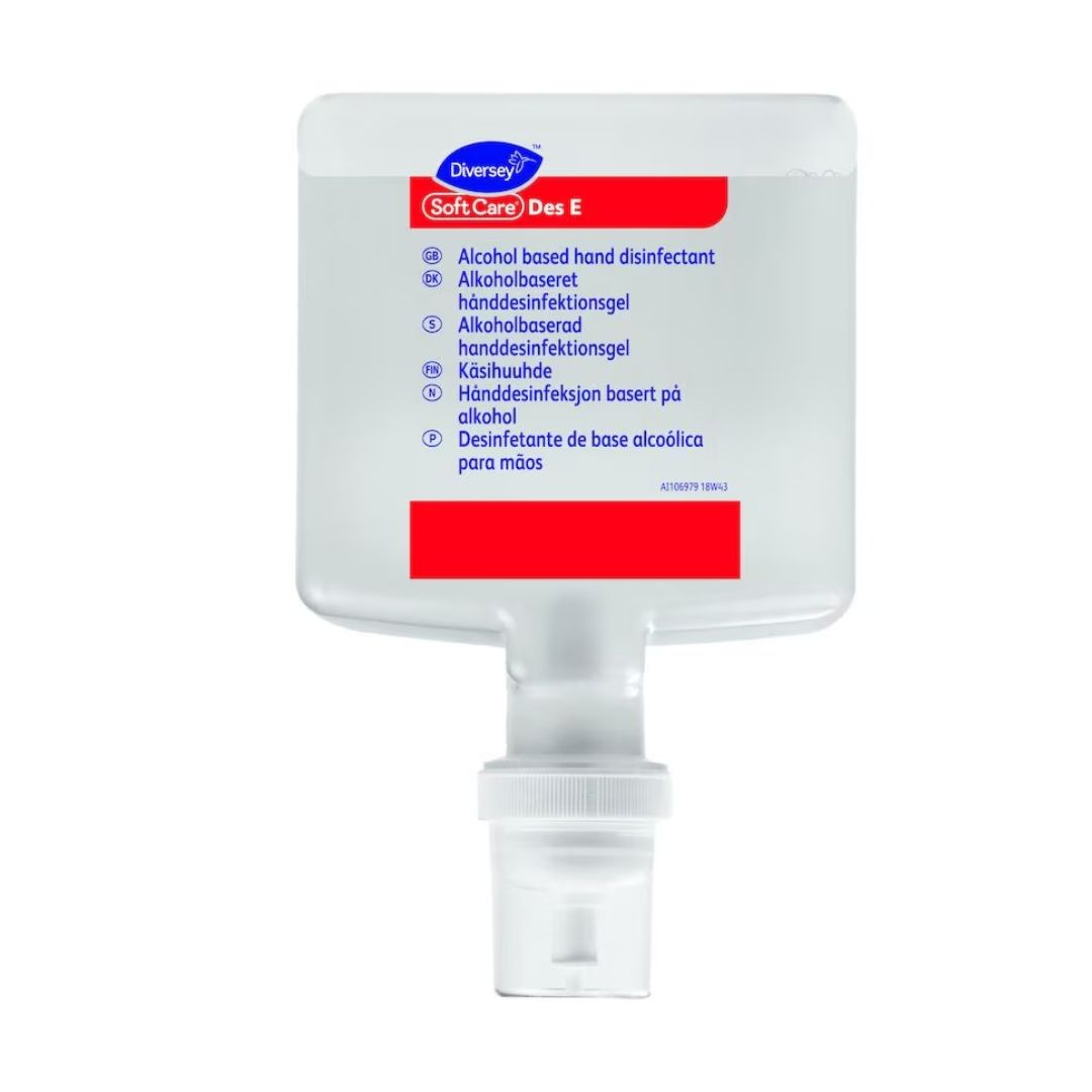 Diversey Soft Care Des E Gel - Higienizante alcoólico para desinfeção das mãos em ambientes profissionais