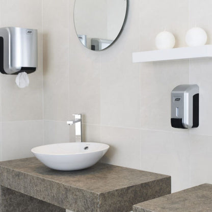 Suporte Porta Rolos 200m CLEANLINE Prateada